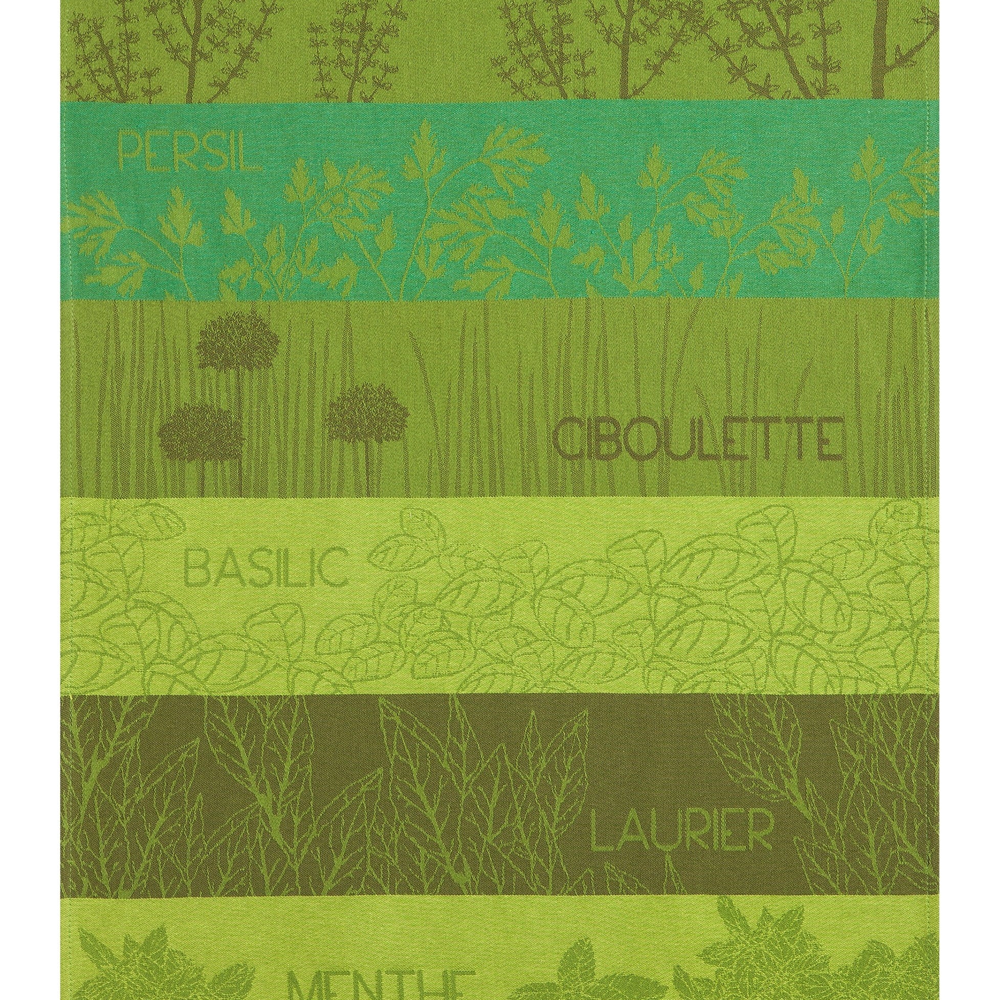 Torchon jacquard Herbes Aromatiques – Coucke