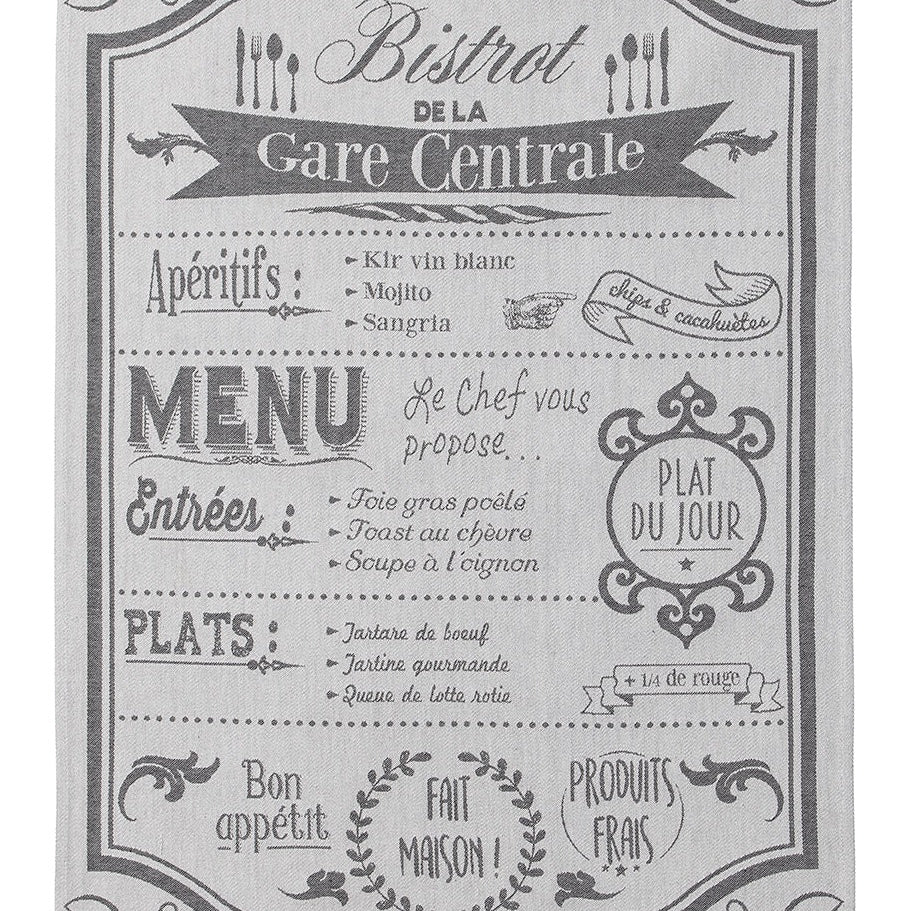 Torchon jacquard Au Menu – Coucke