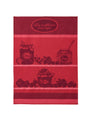Torchon jacquard Confitures Fruits Rouges