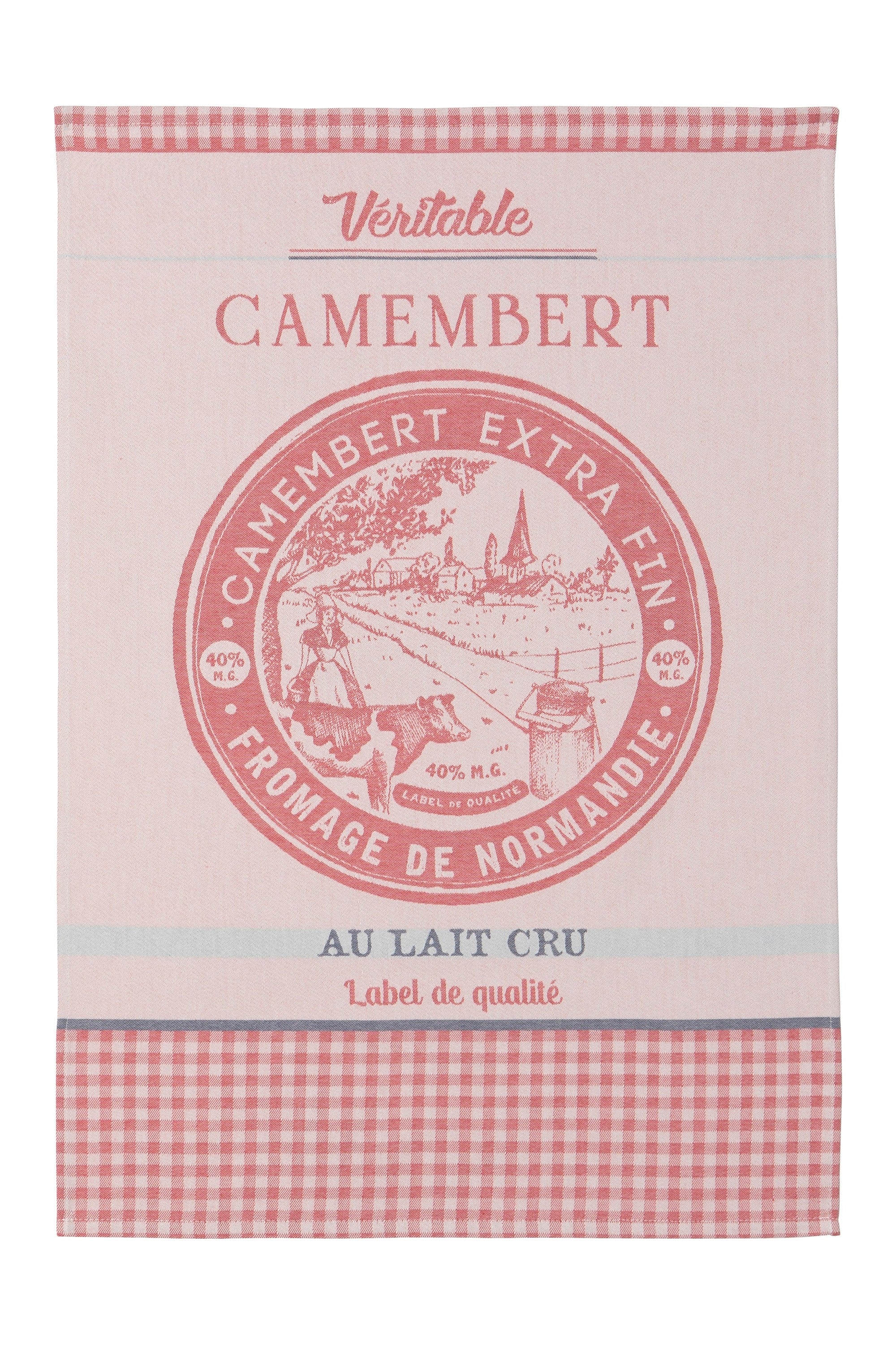 Torchon jacquard Véritable Camembert – Coucke