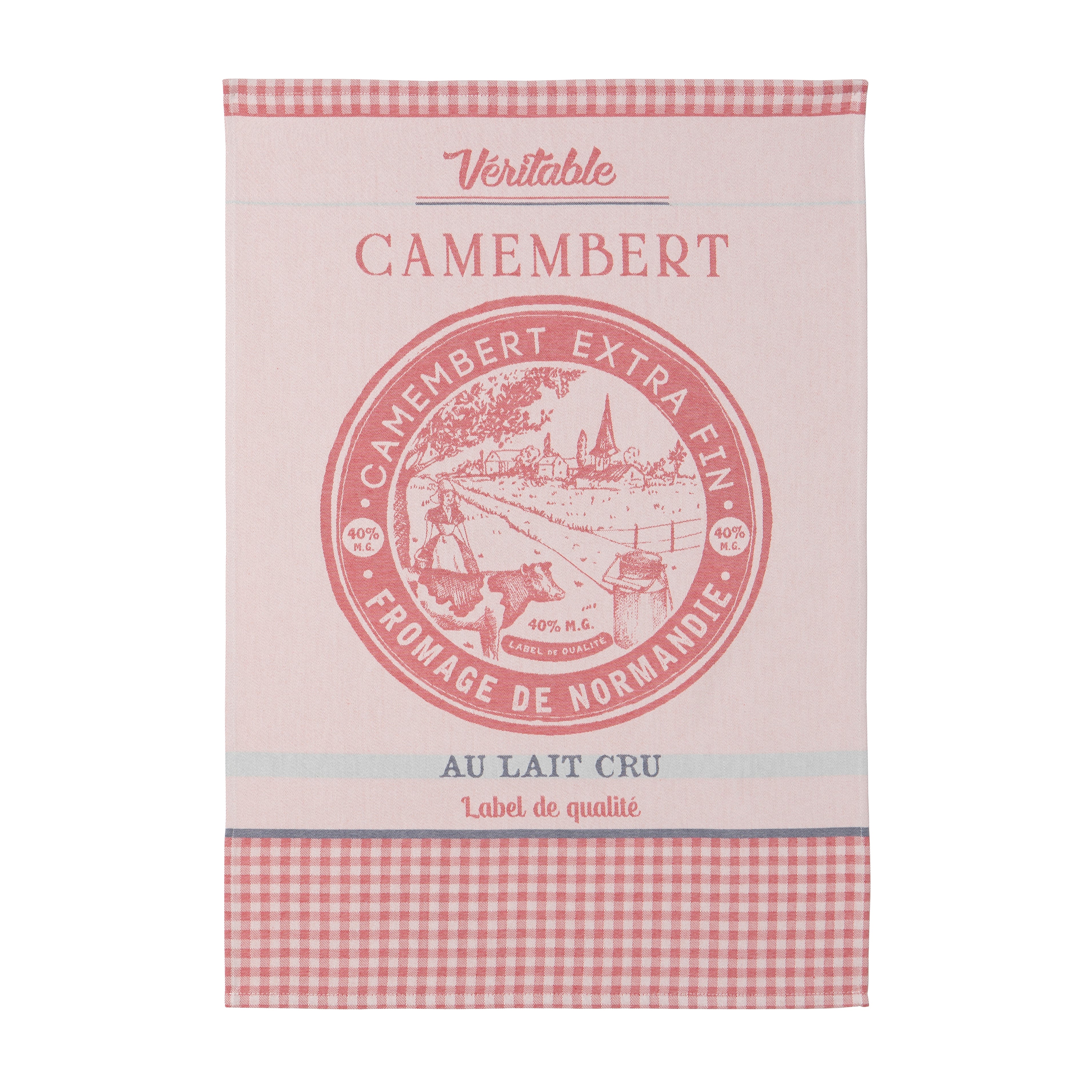 Coffret fromage - Torchons jacquard Véritable Gruyère + Véritable Camembert