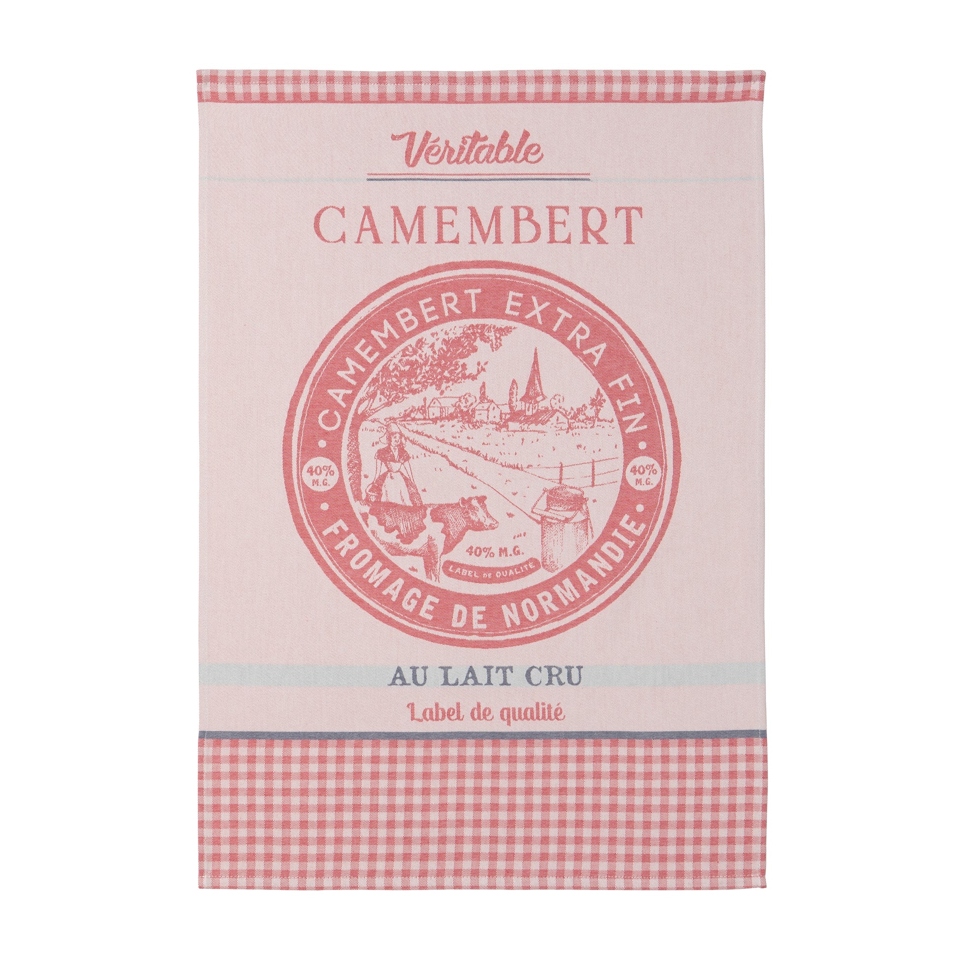 Coffret fromage - Torchons jacquard Véritable Gruyère + Véritable Camembert