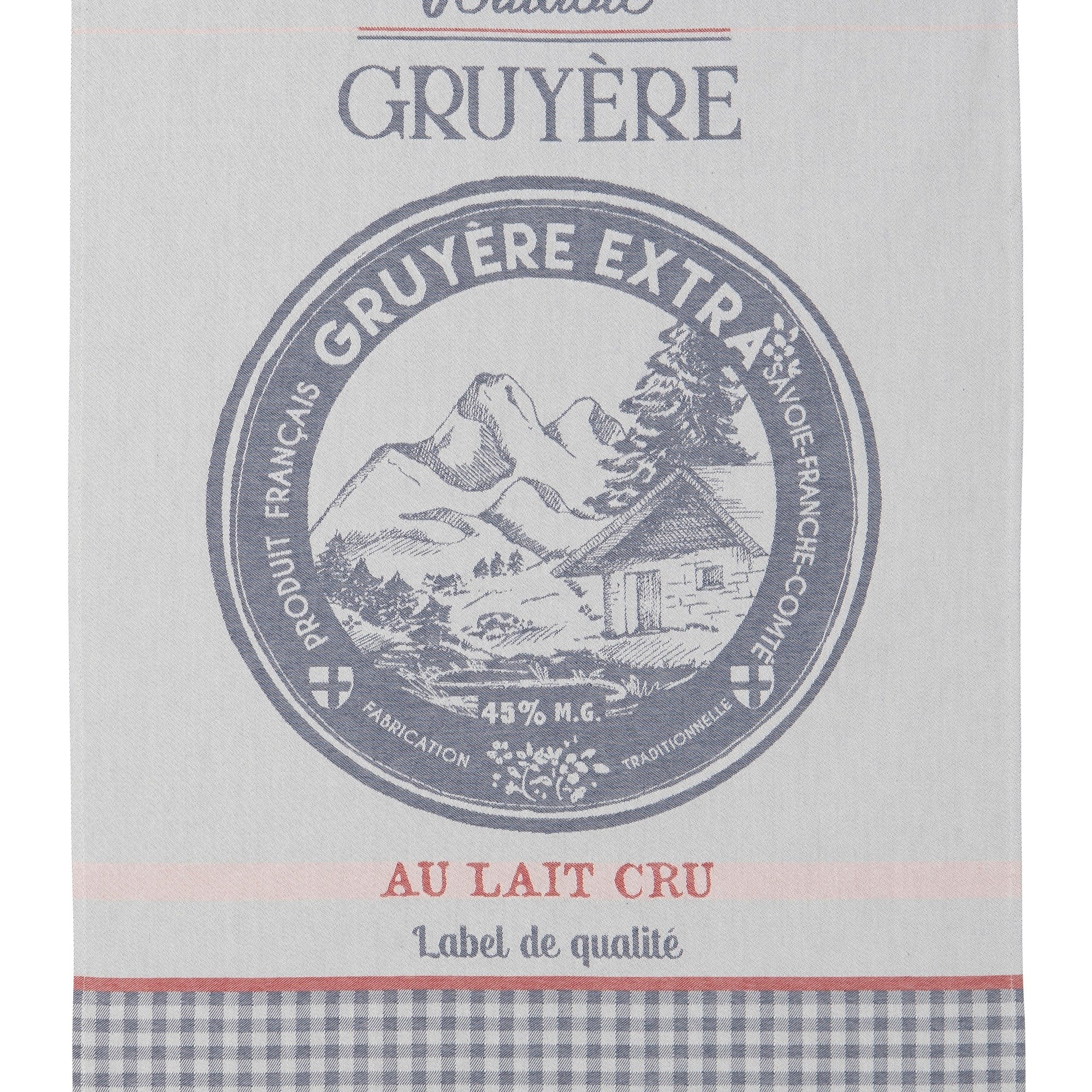 Torchon jacquard Véritable Gruyère – Coucke