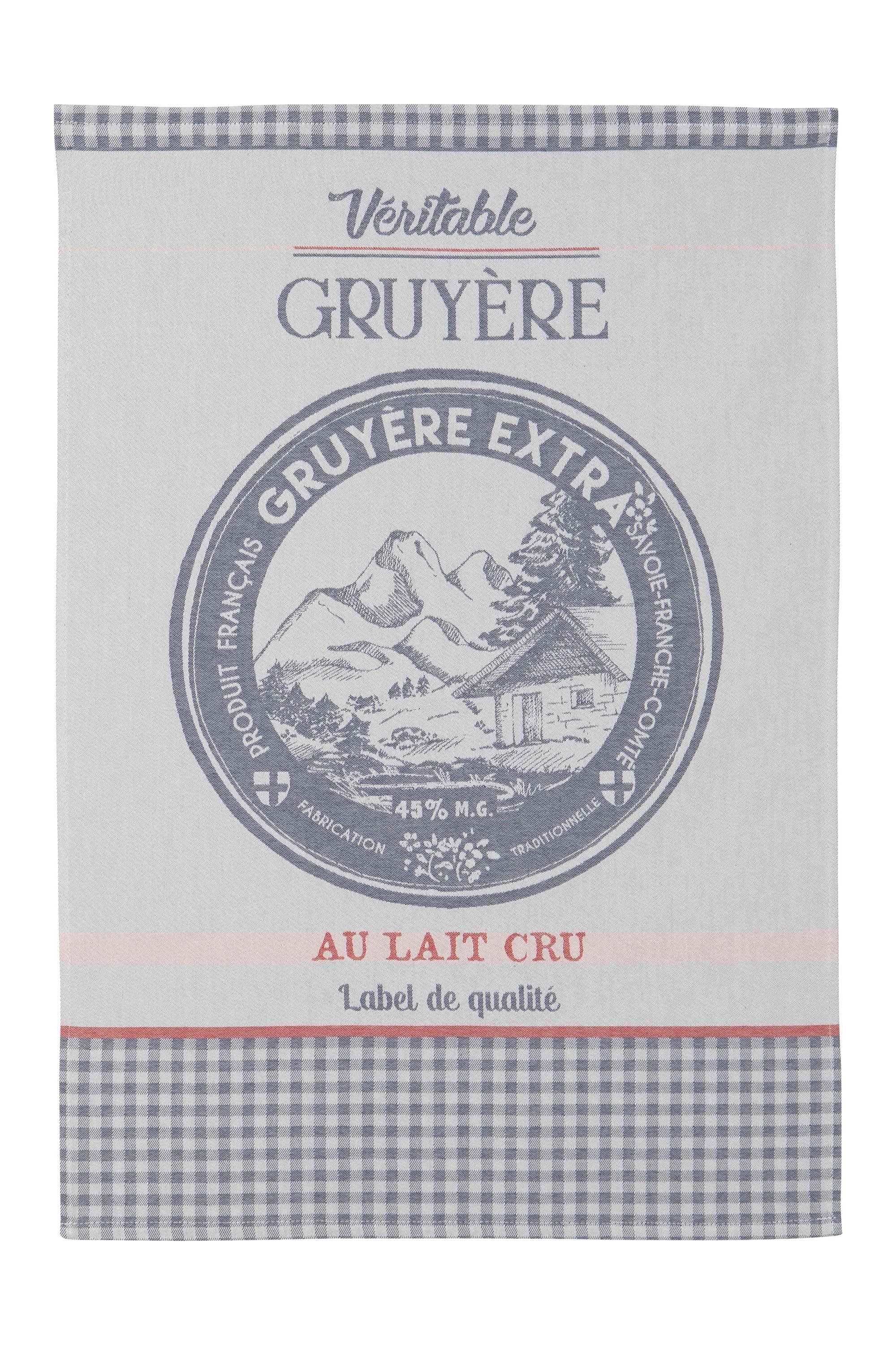 Torchon jacquard Véritable Gruyère – Coucke