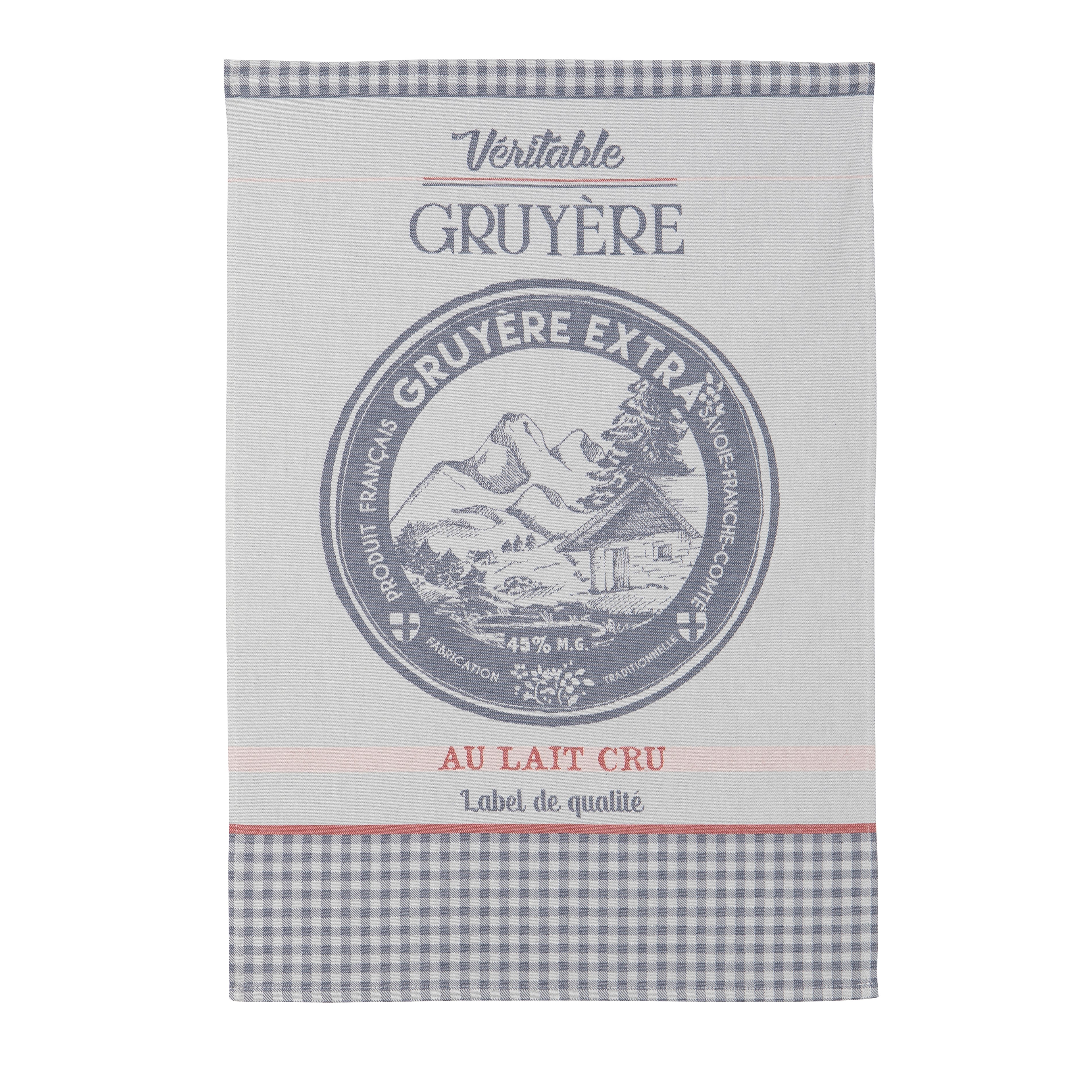 Genuine Gruyère Dish Towel, Rectangular
