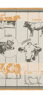 Torchon jacquard Races bovines – Coucke