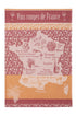 Torchon jacquard Vins rouges de France – Coucke