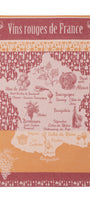 Torchon jacquard Vins rouges de France – Coucke