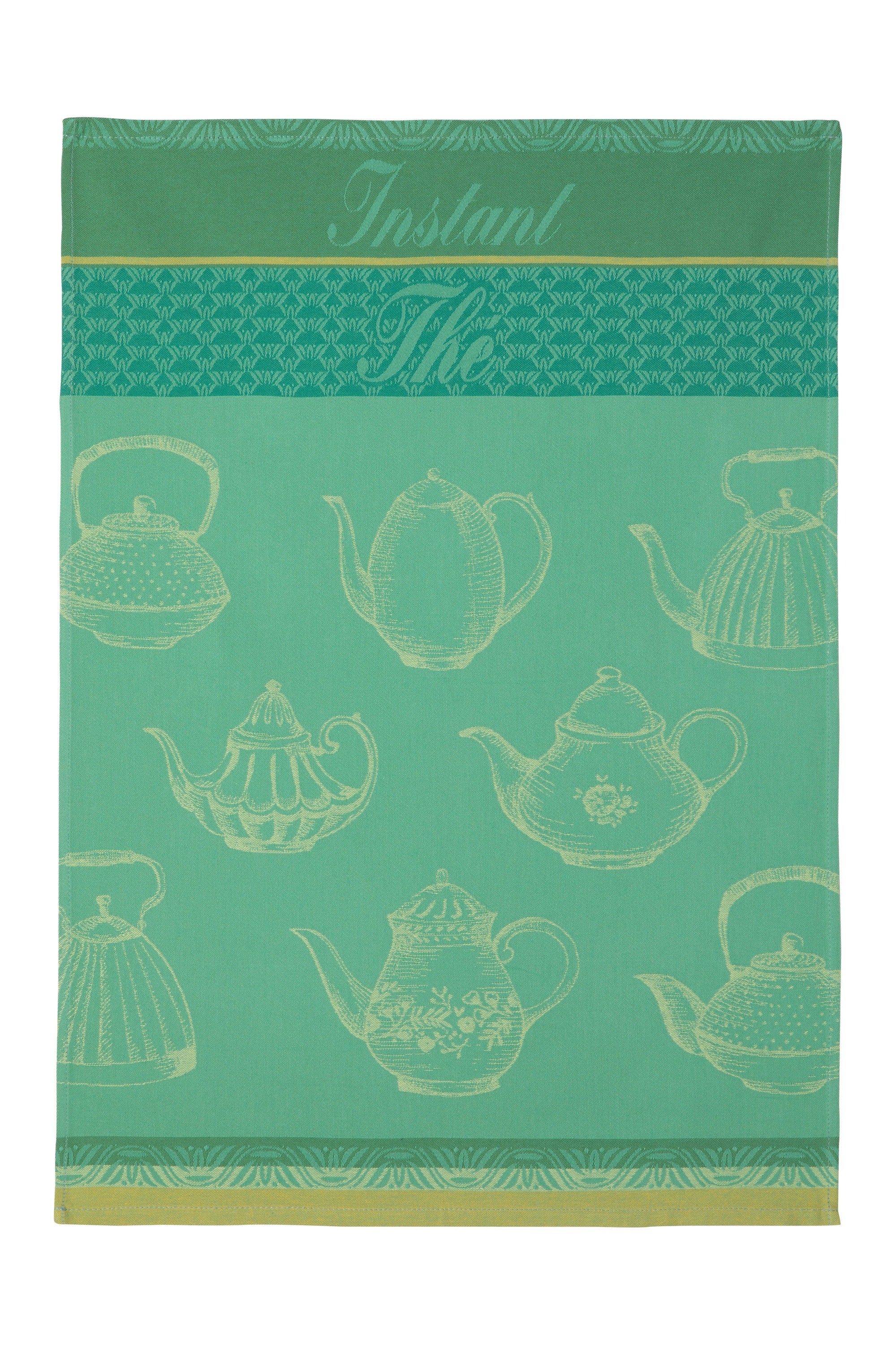 Torchon jacquard Instant Thé Vert – Coucke