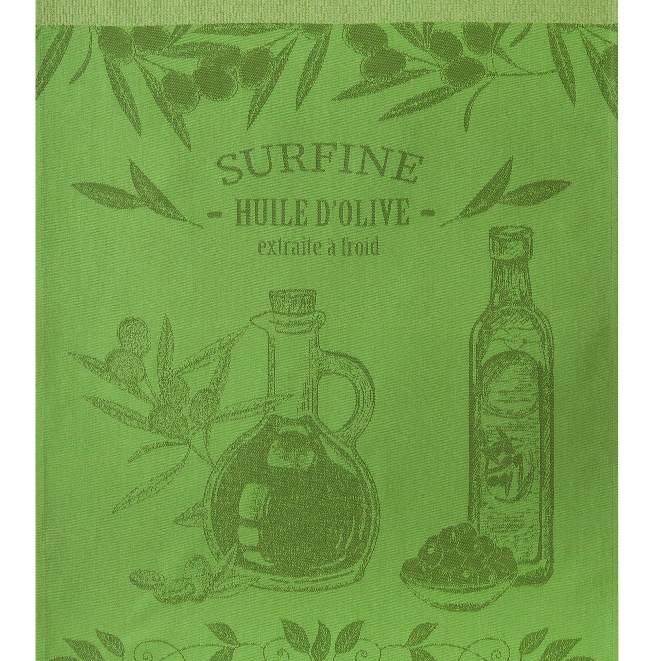 Fine Oil Bottle Rectangular Tea Towel