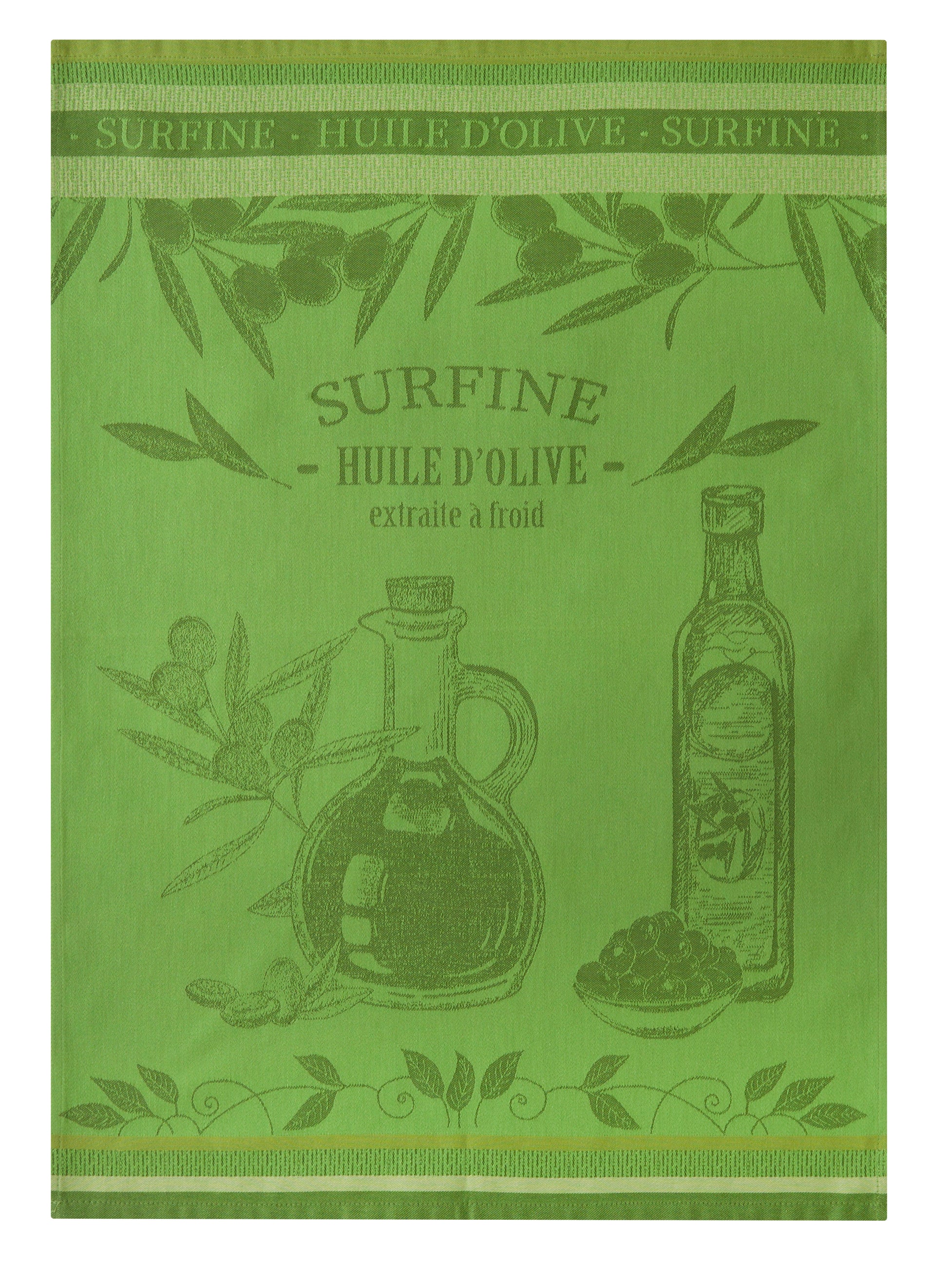 Fine Oil Bottle Rectangular Tea Towel