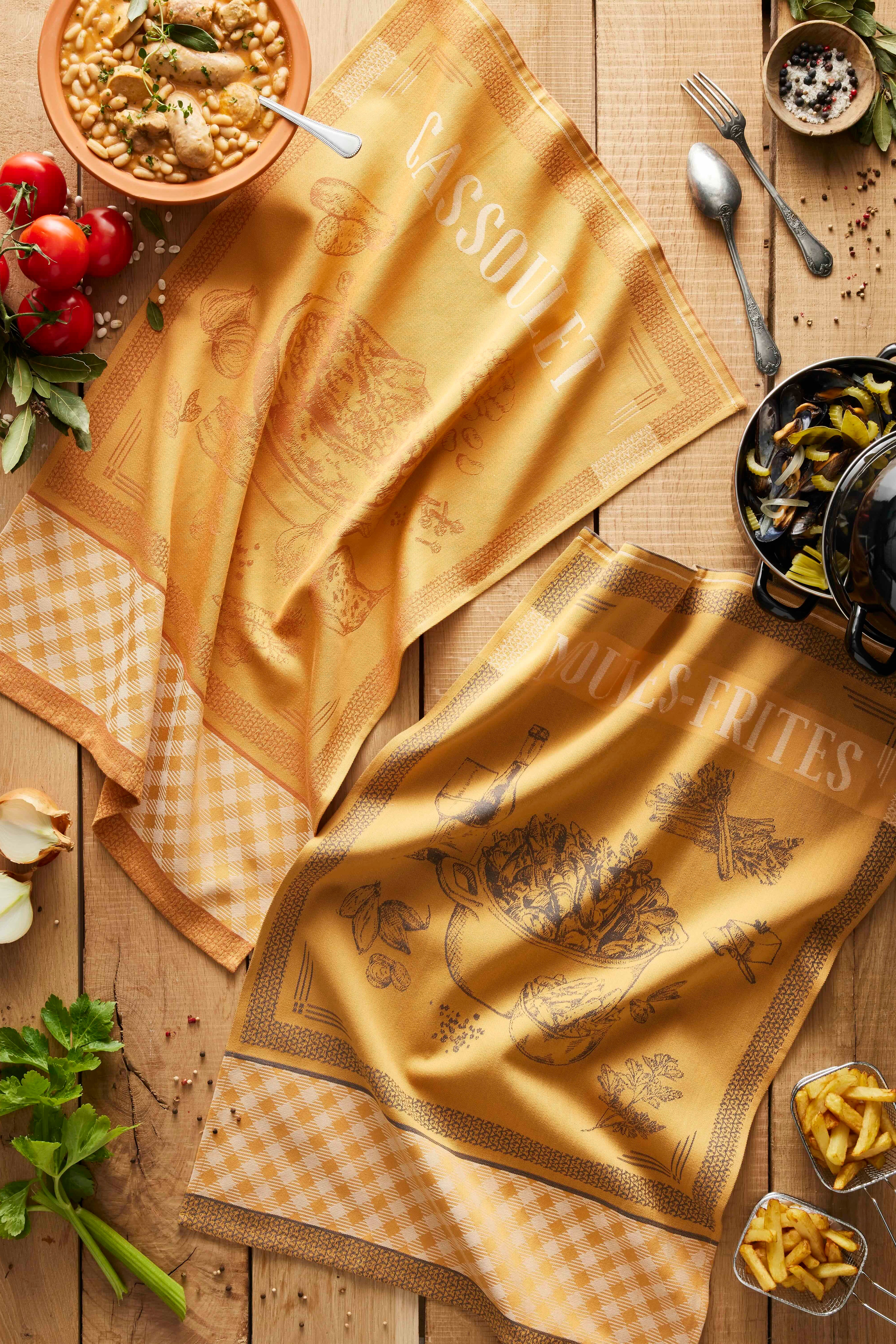 Torchon jacquard Cassoulet – Coucke – vue 2