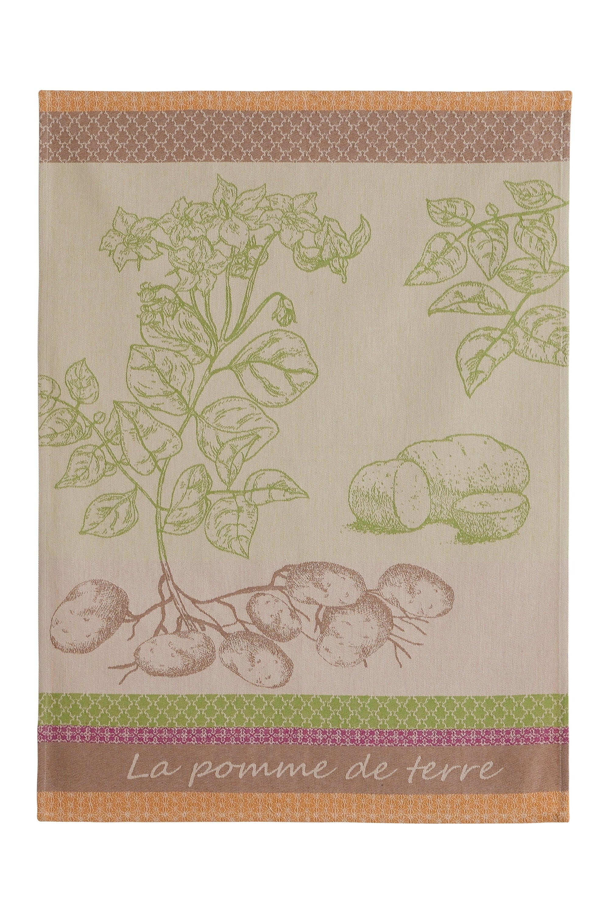 Torchon jacquard La Pomme de Terre – Coucke