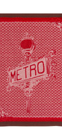 Torchon jacquard Panneau Métro – Coucke