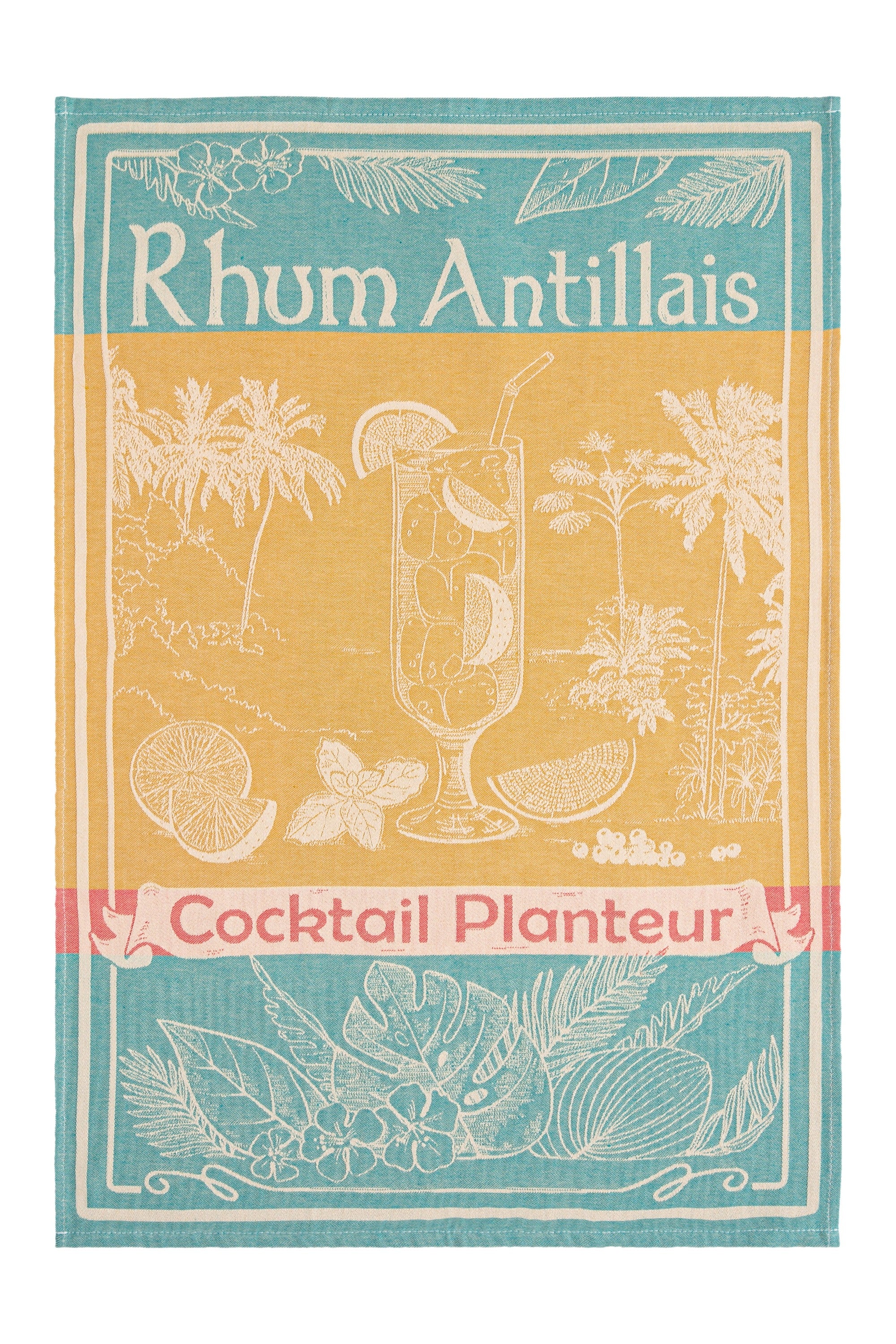 Torchon jacquard Rhum Antillais – Coucke