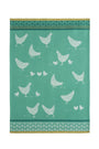 Torchon jacquard Poulettes – Coucke