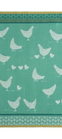 Torchon jacquard Poulettes – Coucke