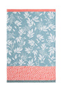 Torchon jacquard Feuillage Bleu – Coucke