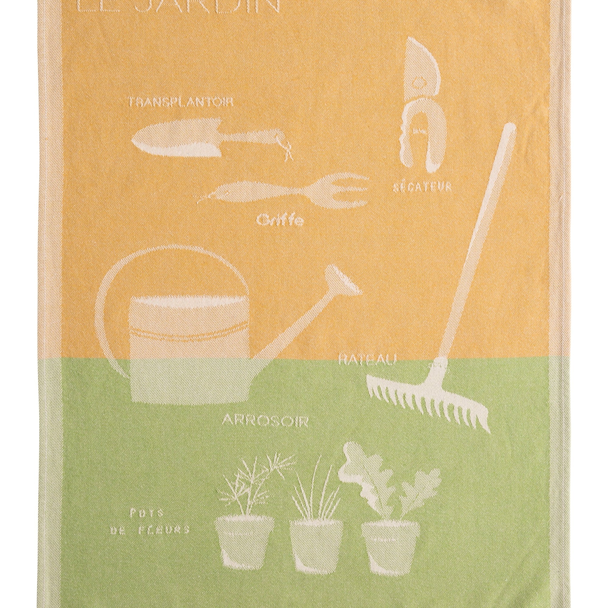 Torchon jacquard Le Jardin – Coucke
