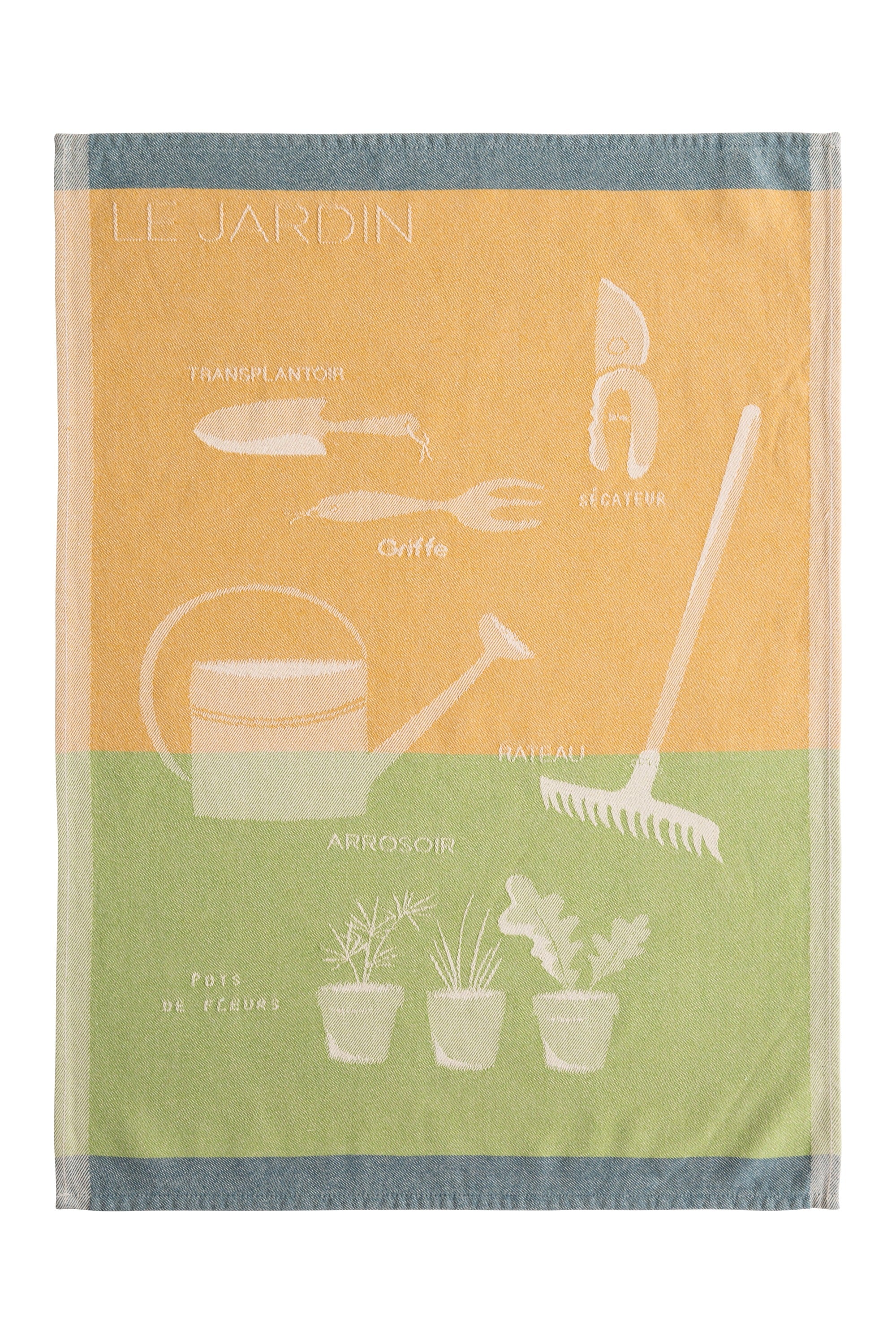 Torchon jacquard Le Jardin – Coucke