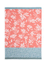 Torchon jacquard Feuillage Rouge – Coucke