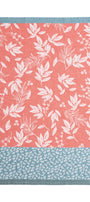 Torchon jacquard Feuillage Rouge – Coucke