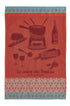 Torchon jacquard La Saison des Fondues – Coucke