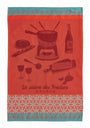 Torchon jacquard La Saison des Fondues – Coucke