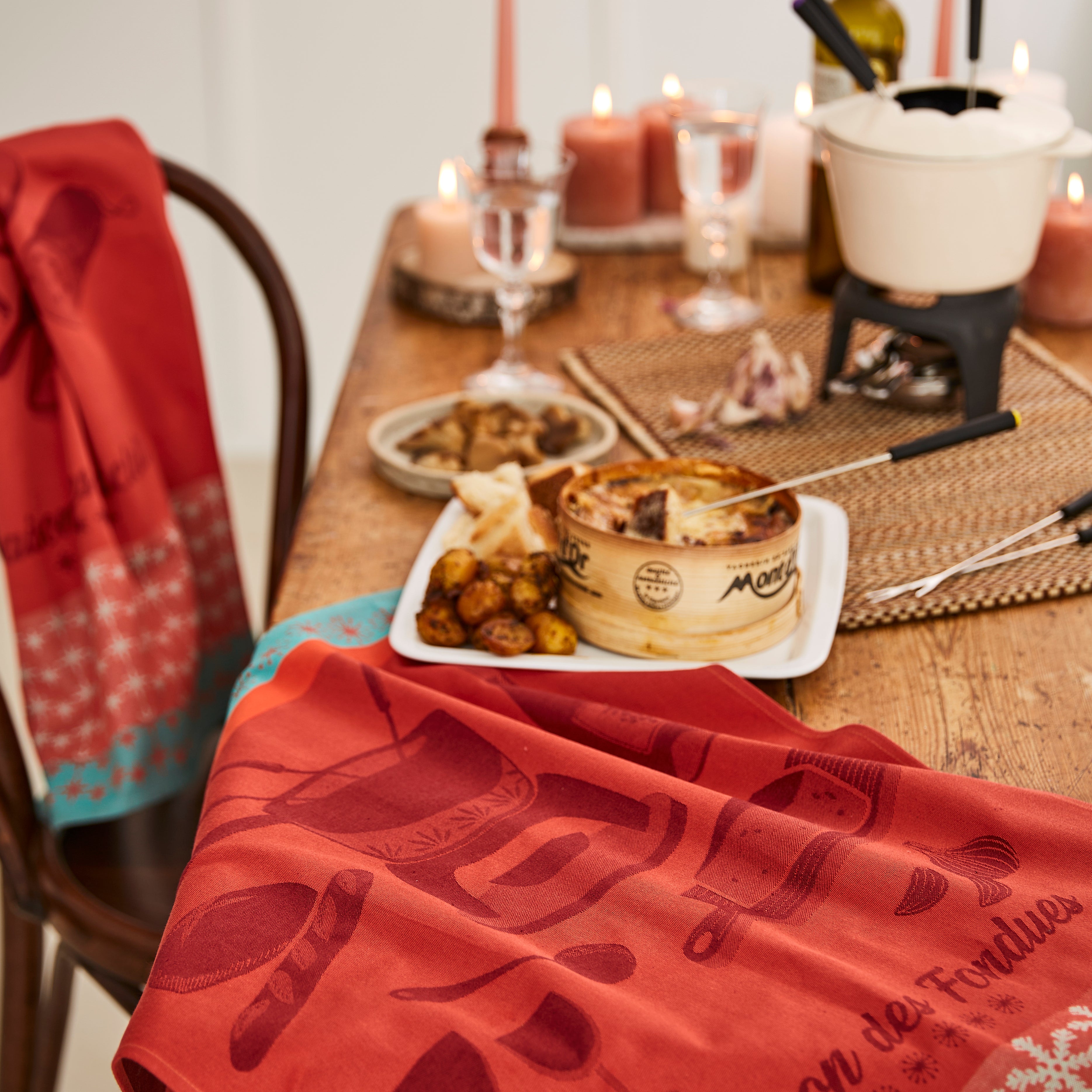 Rectangular Raclette Season Tea Towel
