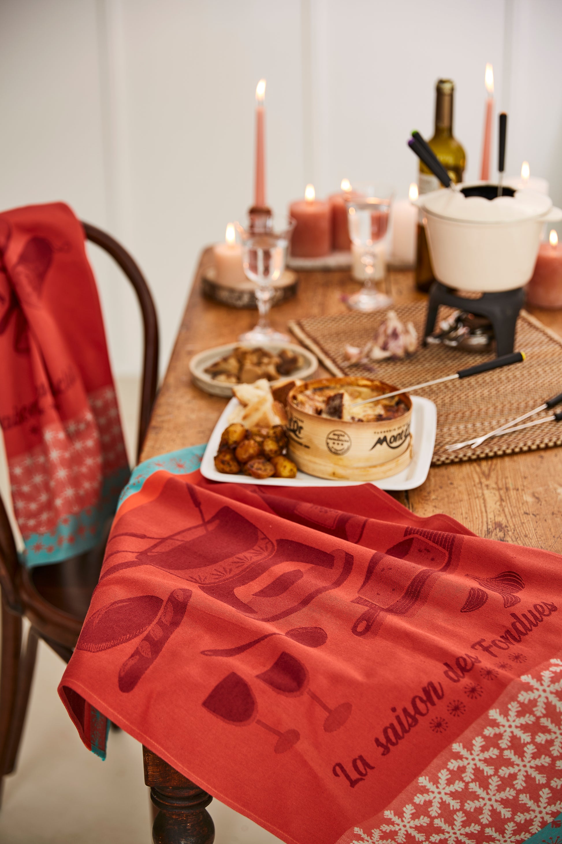 Rectangular Raclette Season Tea Towel