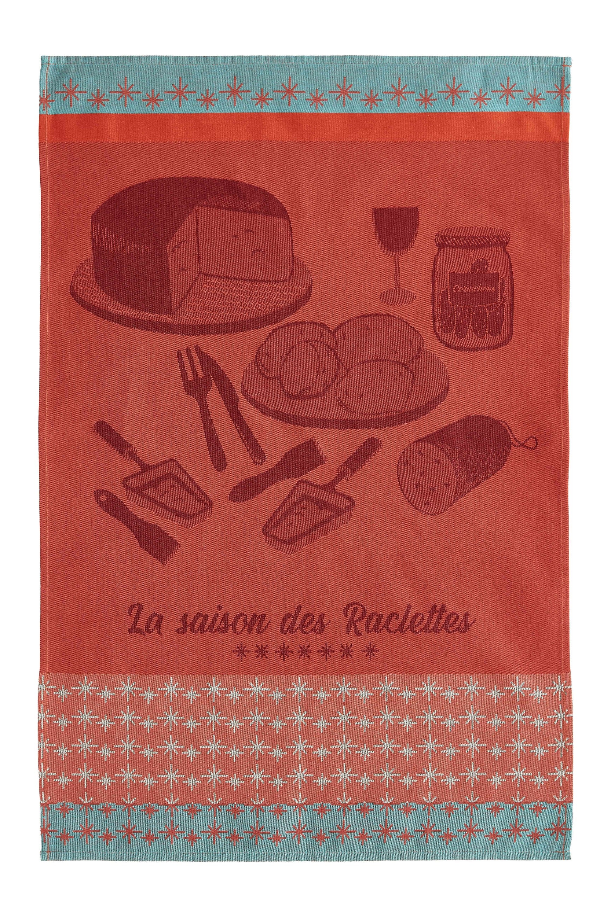 Torchon jacquard La Saison des Raclettes – Coucke