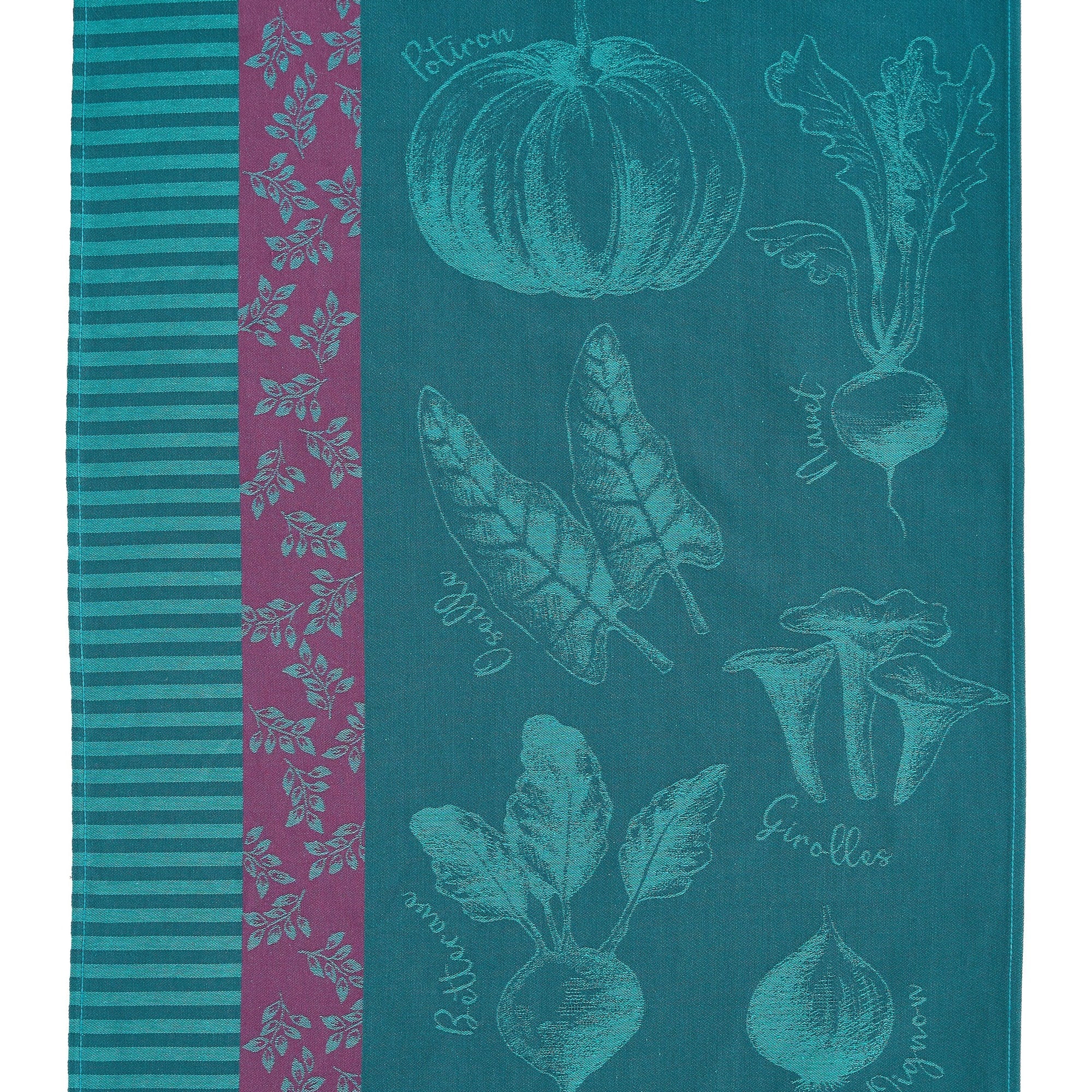 Torchon jacquard Potager d'Automne – Coucke