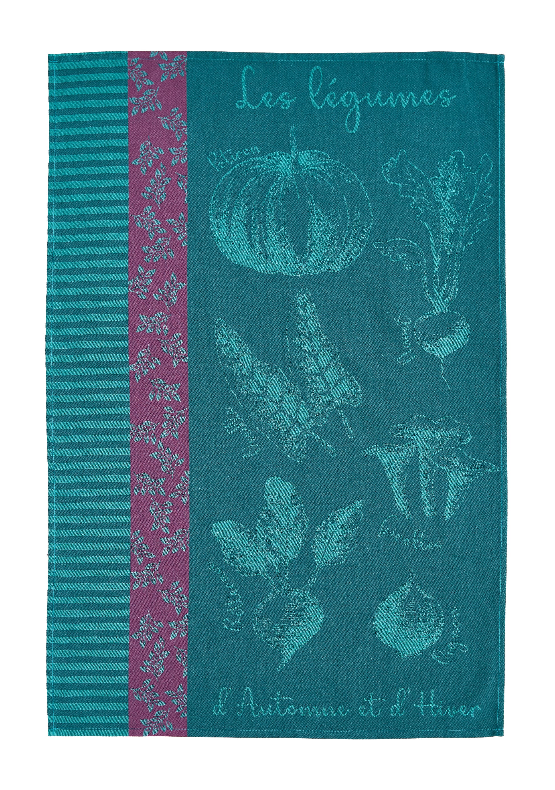 Autumn Vegetable Garden Rectangular Tea Towel
