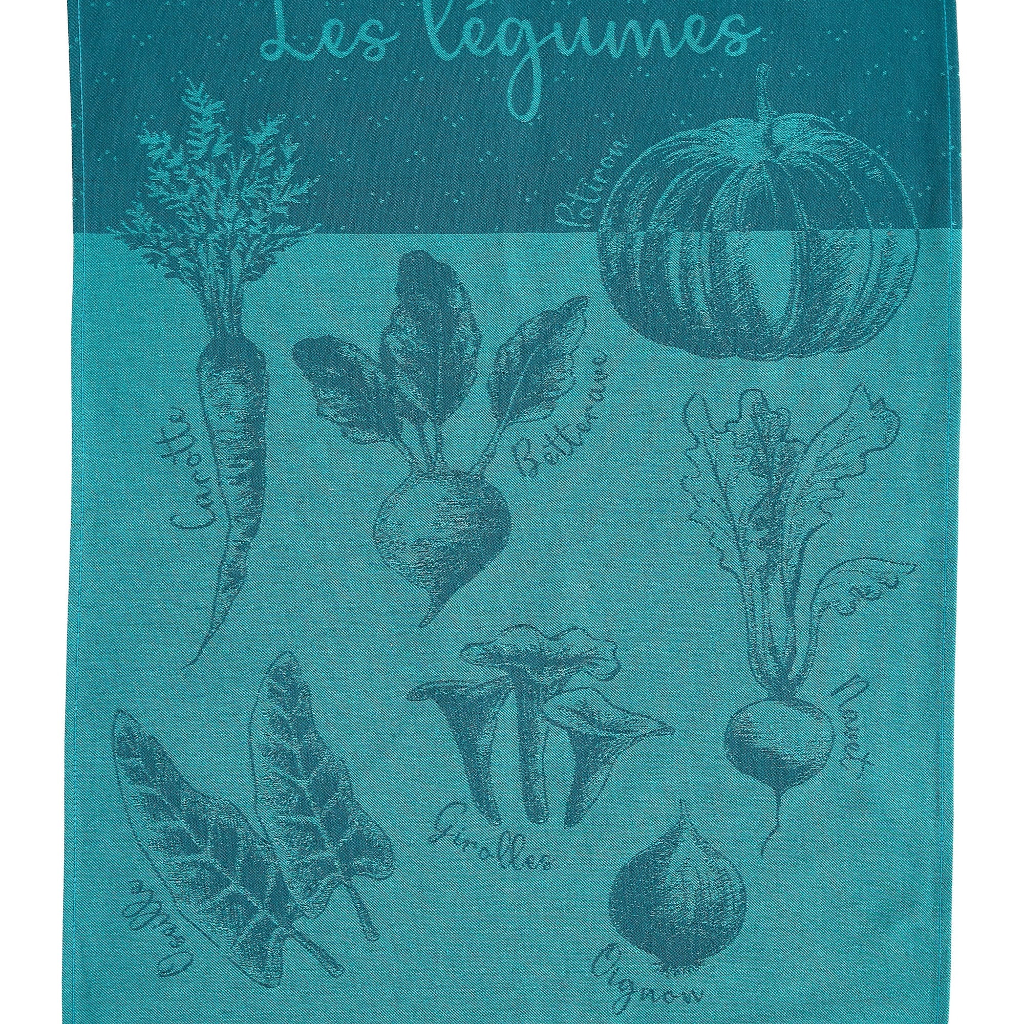 Torchon jacquard Potager d'Hiver – Coucke
