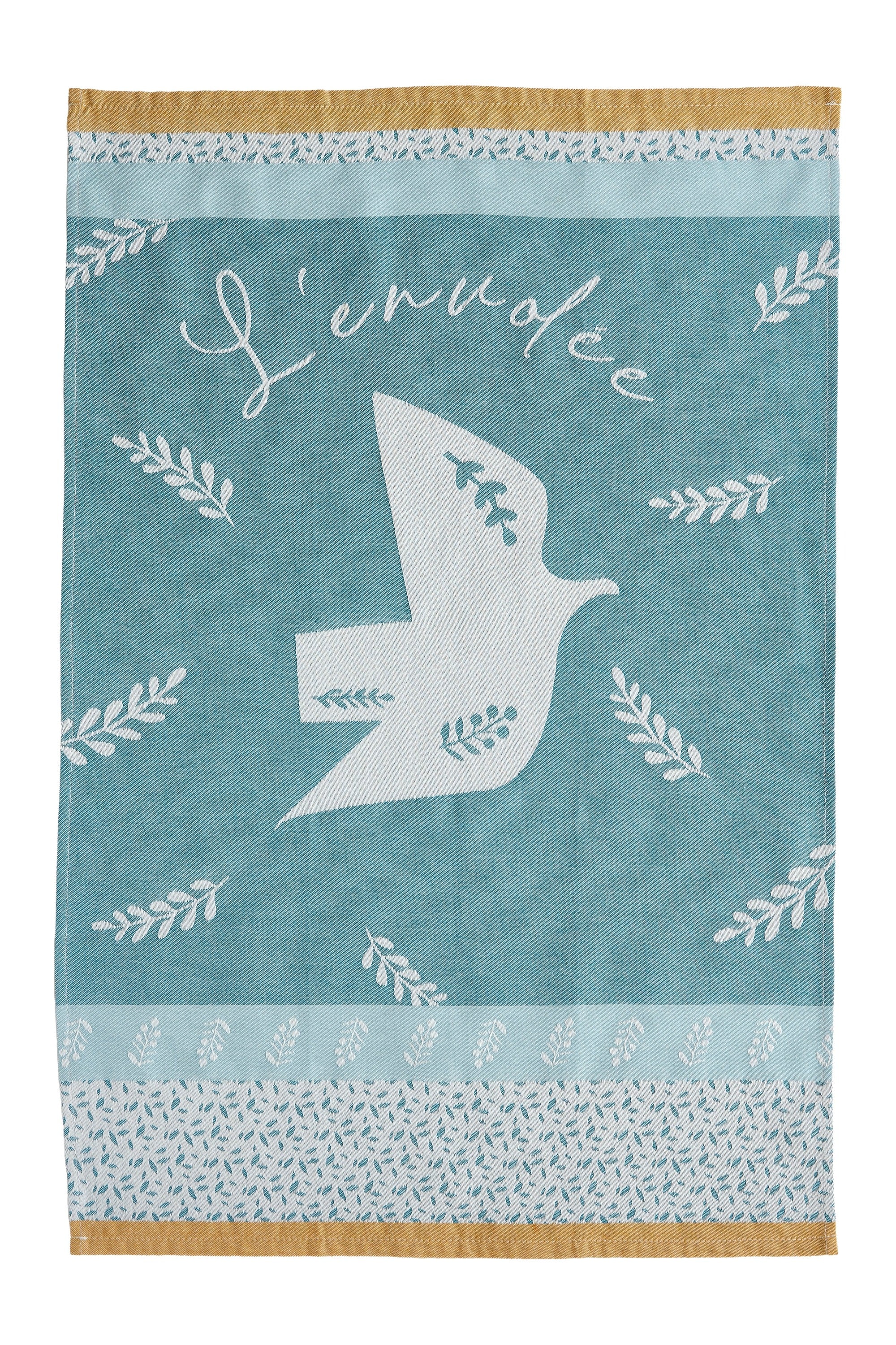Torchon jacquard L'envolée Poétique – Coucke
