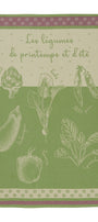 Torchon jacquard Potager d'Eté – Coucke