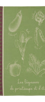 Torchon jacquard Potager de Printemps – Coucke