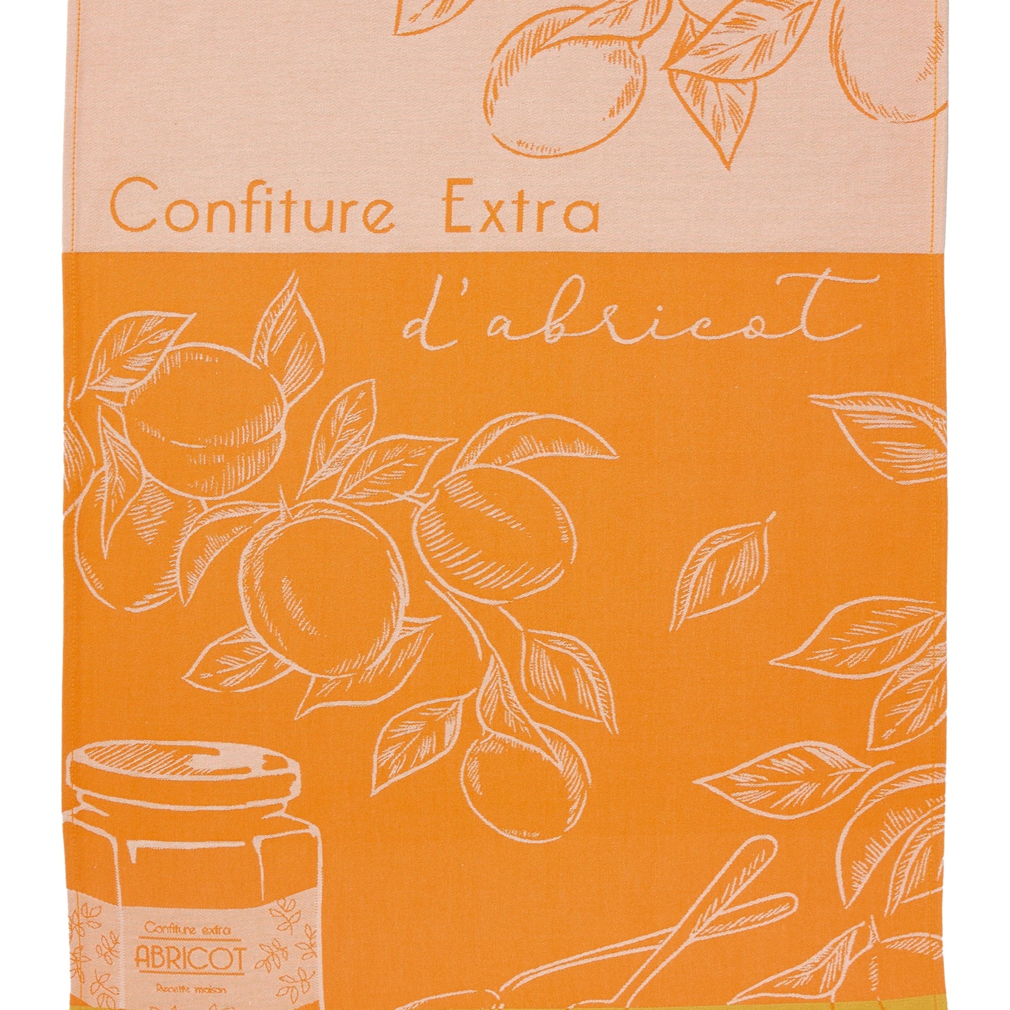 Torchon jacquard Délice d'Abricots – Coucke