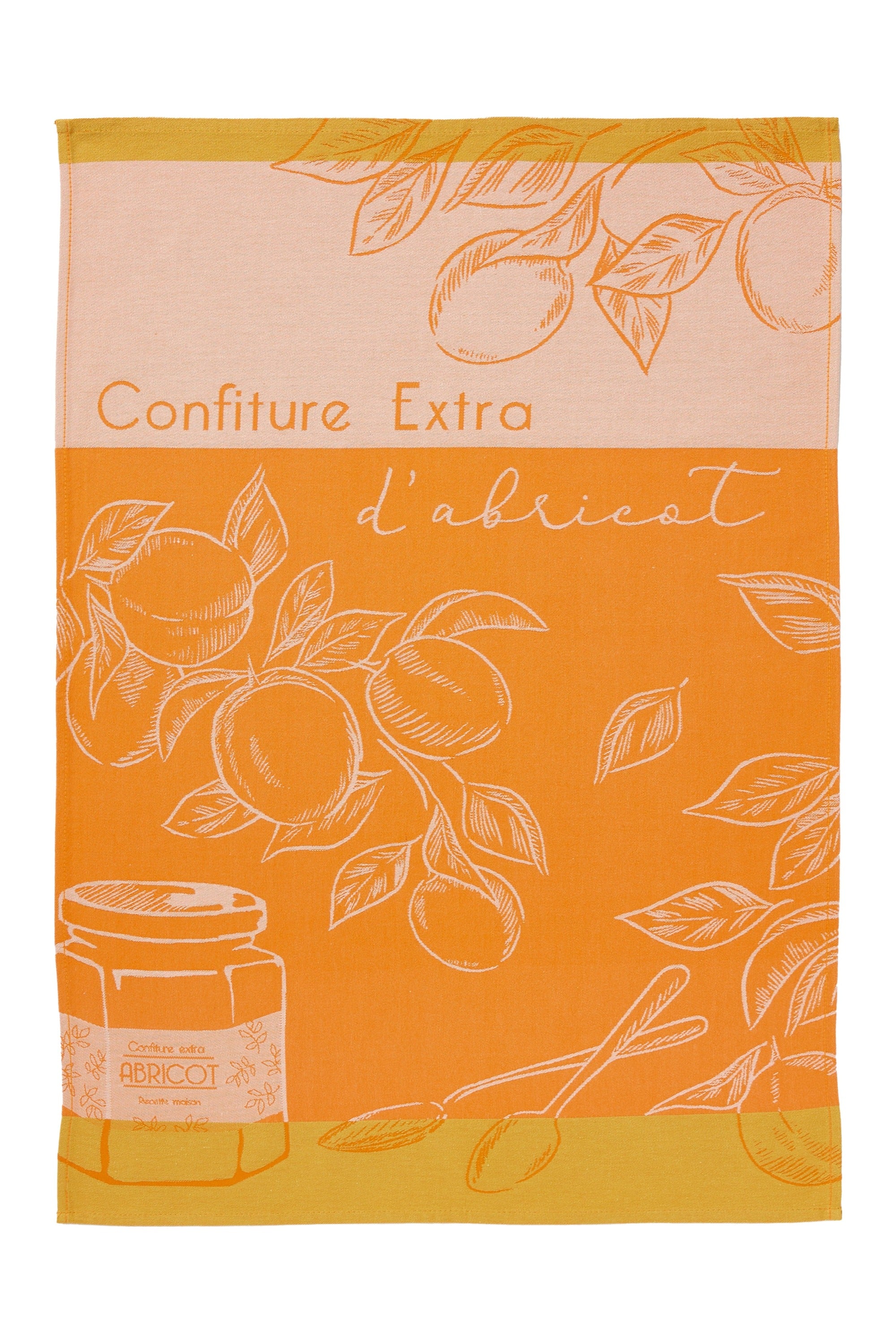 Torchon jacquard Délice d'Abricots – Coucke
