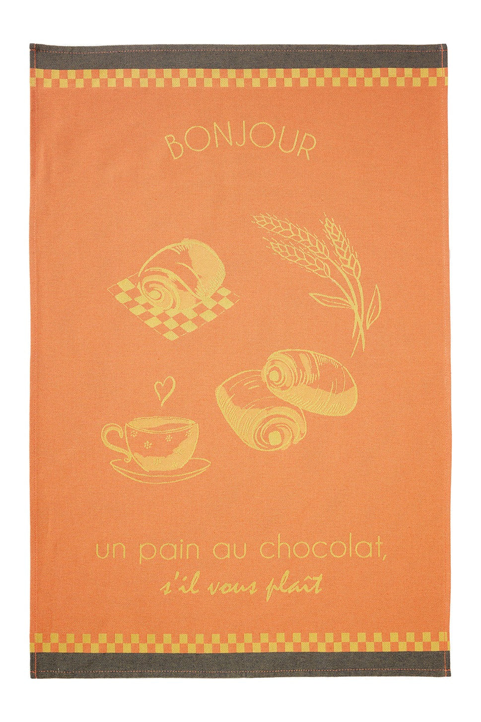Torchon jacquard Le Pain au Chocolat – Coucke