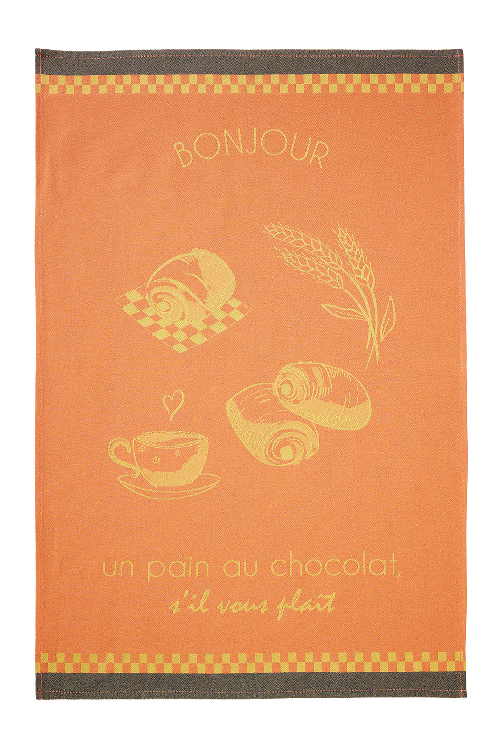 Torchon jacquard Le Pain au Chocolat – Coucke
