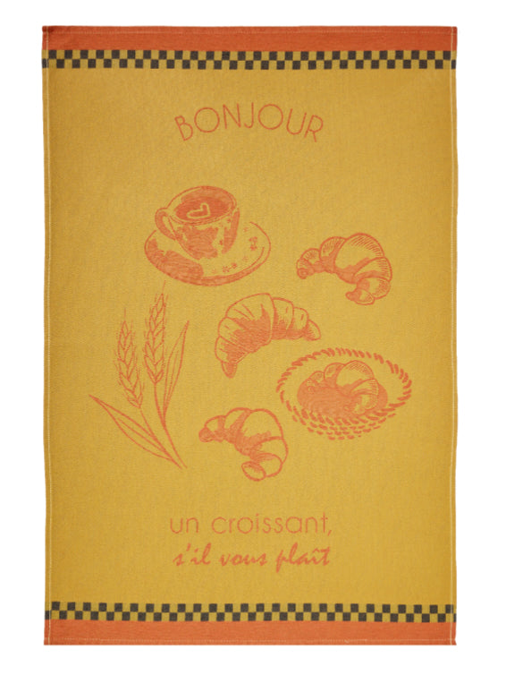 The Croissant Jacquard Tea Towel