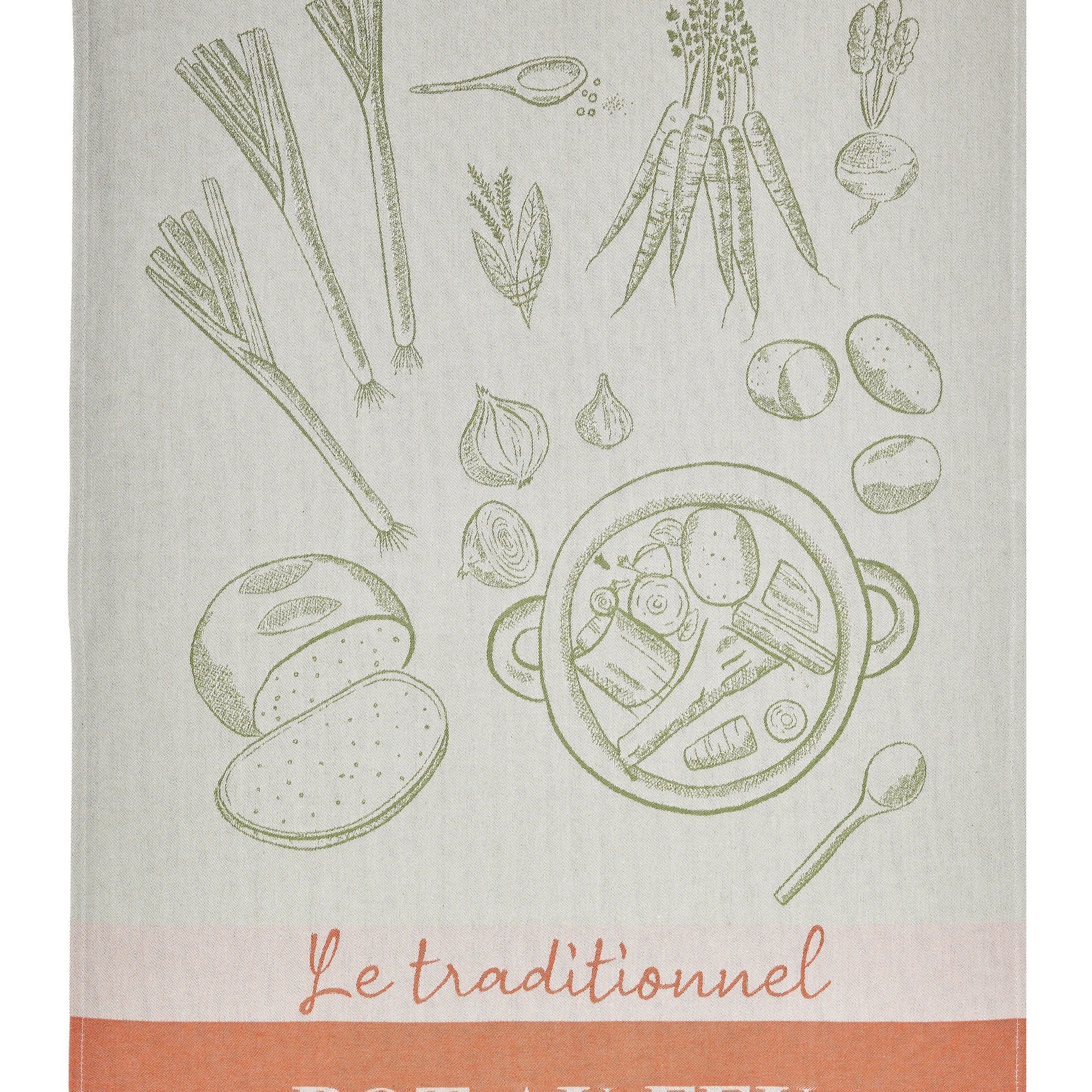 Torchon jacquard L'Art du Pot au Feu – Coucke
