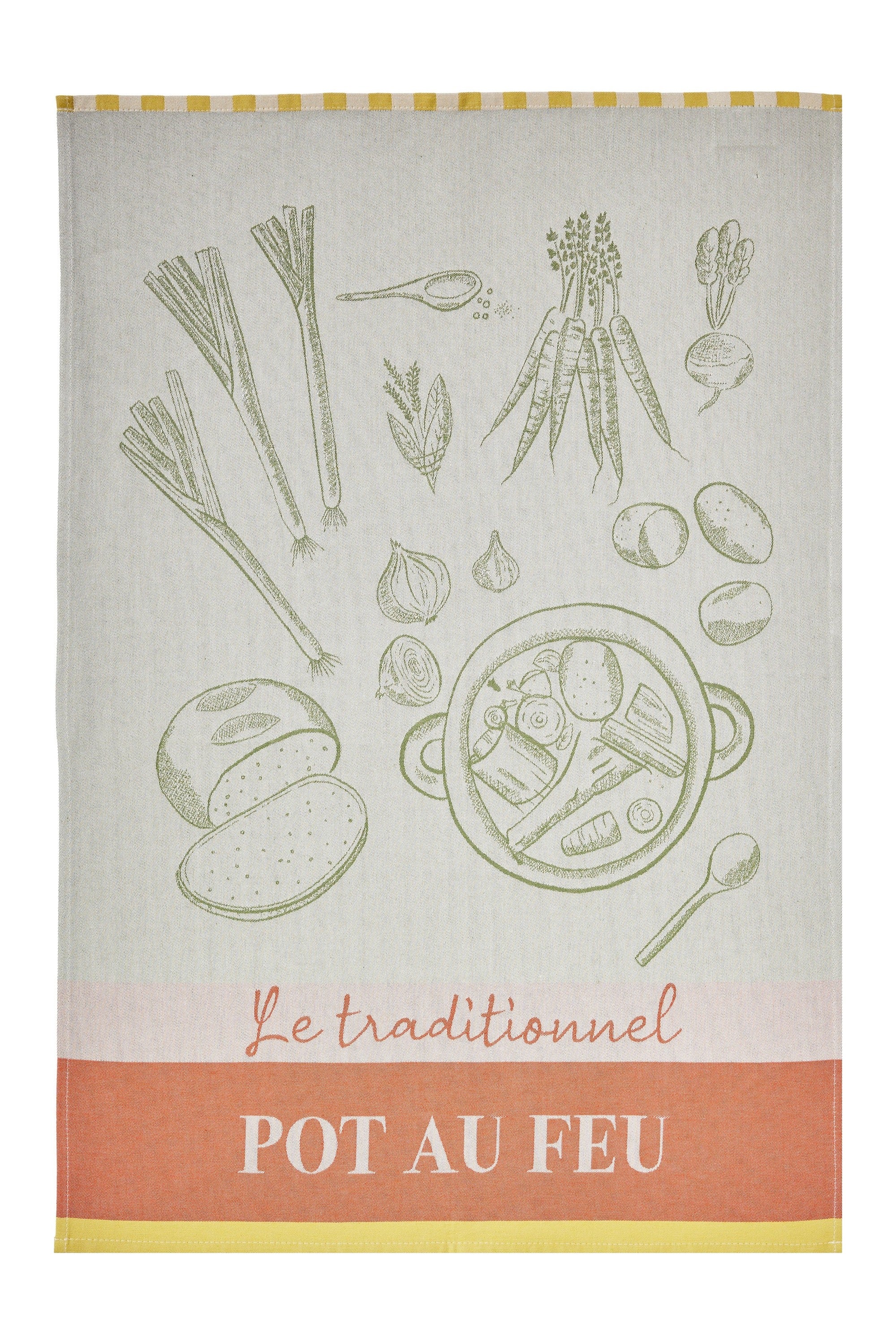 Torchon jacquard L'Art du Pot au Feu – Coucke