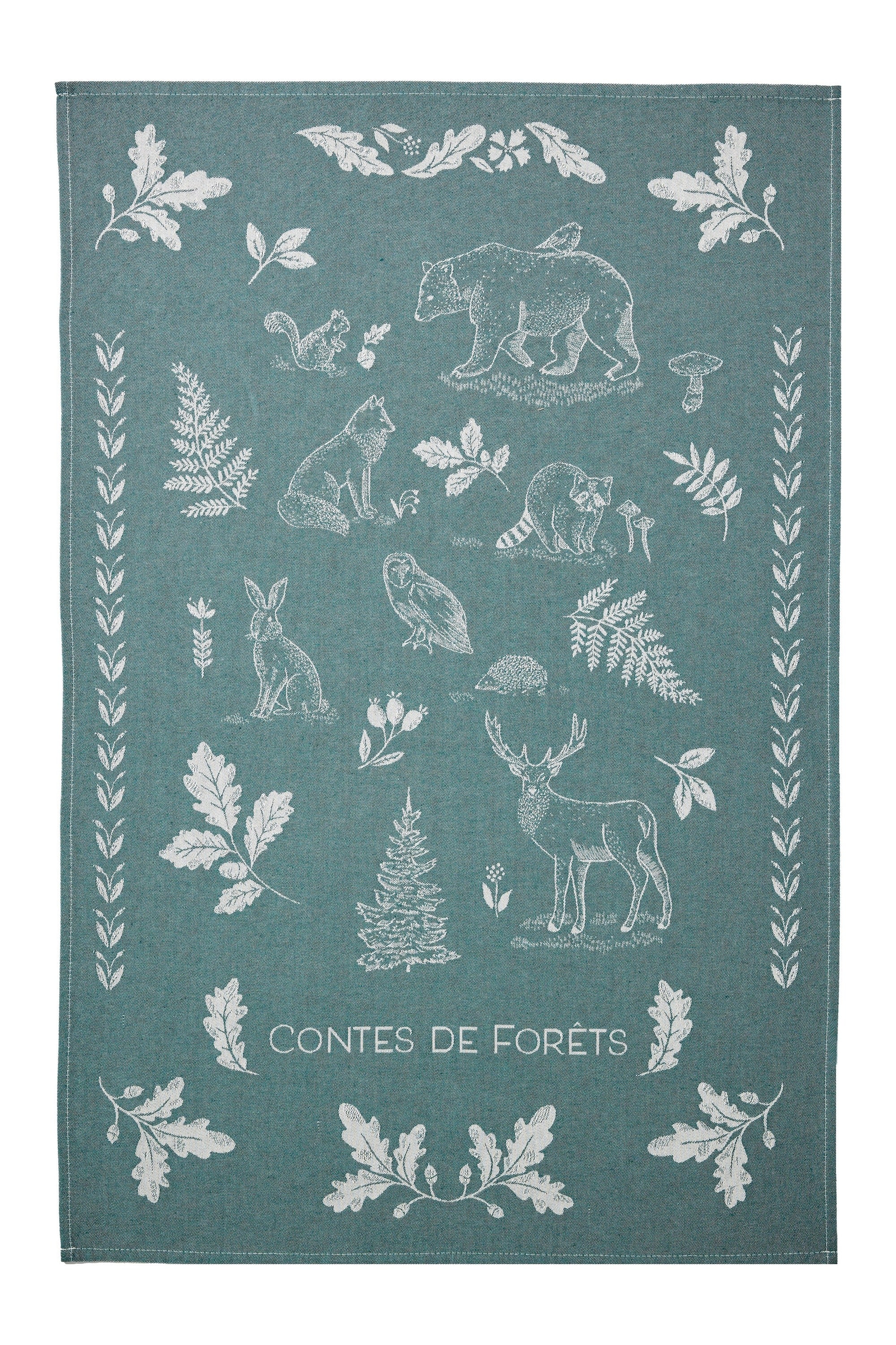 Torchon jacquard Conte de Forêt – Coucke
