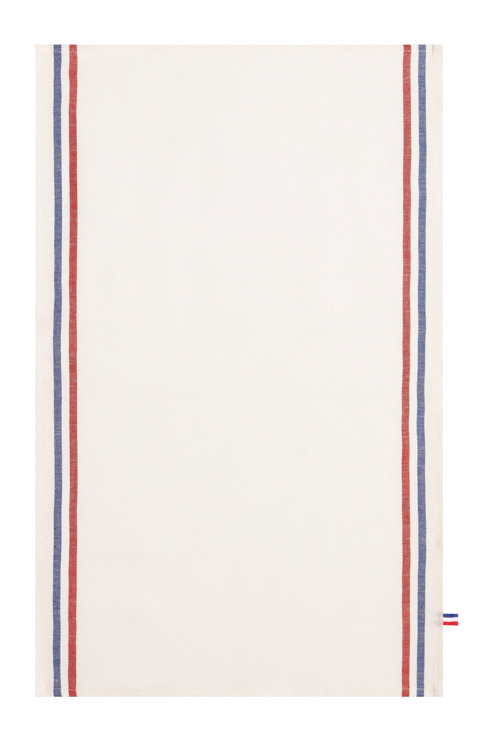 Torchon tissage lin Tricolore – Coucke
