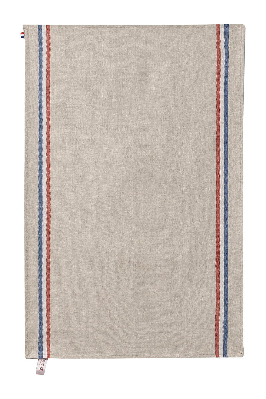 Torchon tissage lin Tricolore – Coucke – vue 2