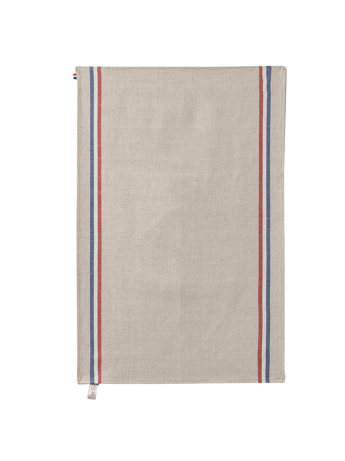 Torchon tissage lin Tricolore