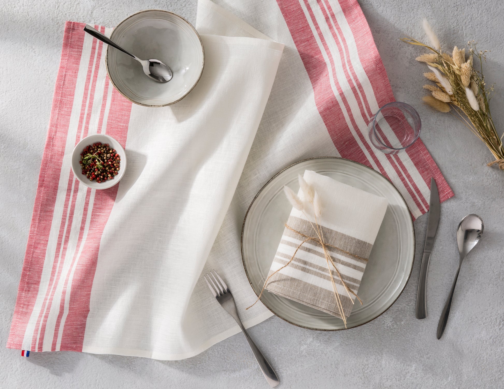 Alabaster Rectangular Tea Towel