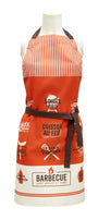 Tablier coton imprimé Grillades – Coucke